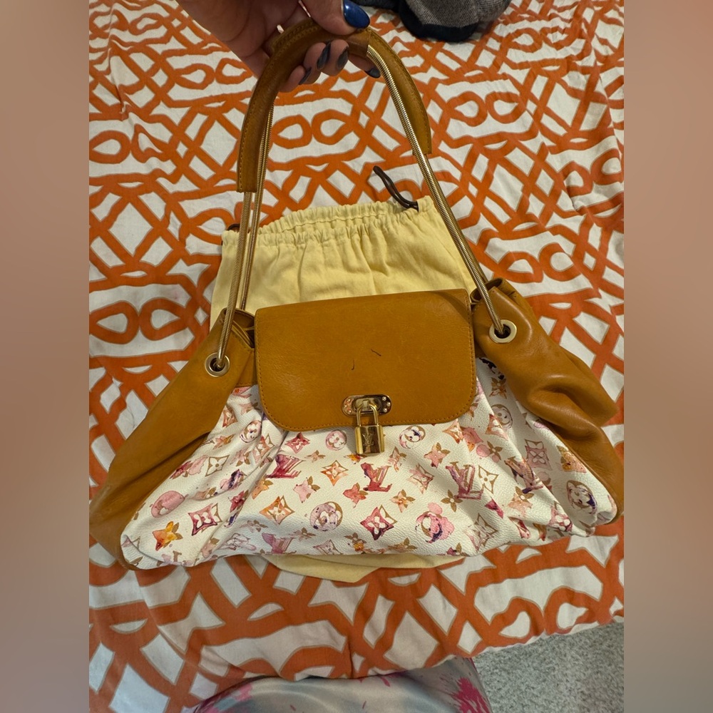 LOUIS VUITTON Richard Prince Watercolor Aquarelle Jamais Bag (Limited Edition)
